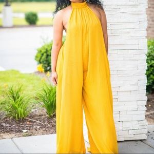 Yellow jumpsuit